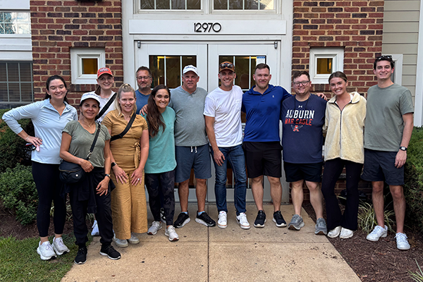 Alliance Group people helping at Shelter House